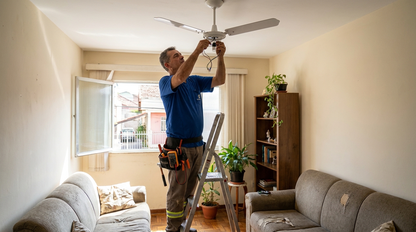 Montagem de Ventilador em Palmas‑TO