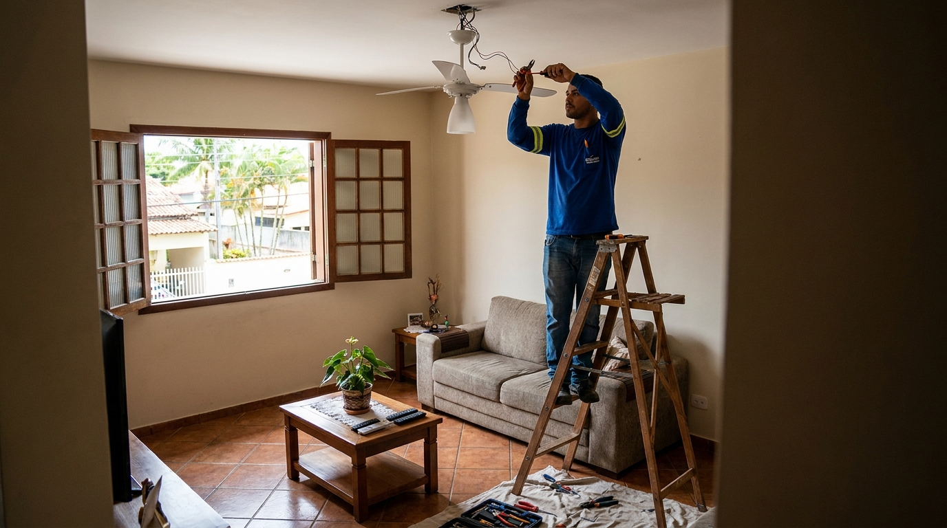 Reforço de Suporte no Teto em Palmas‑TO