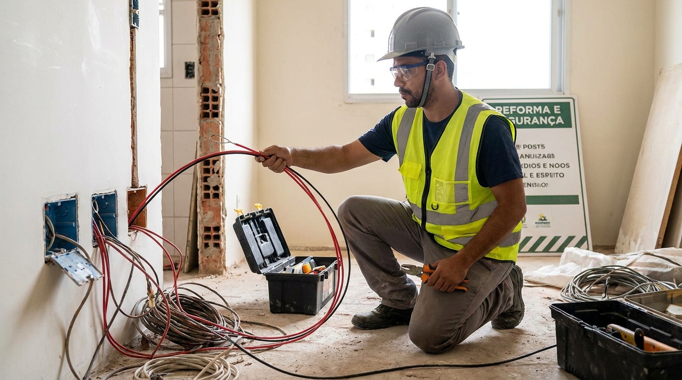 Substituição de Fios Antigos em Palmas‑TO