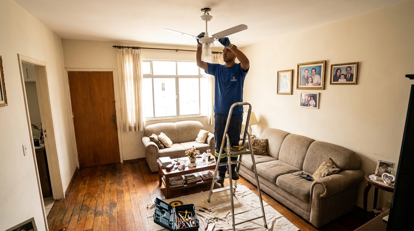 Substituição de Ventilador em Palmas‑TO
